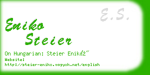 eniko steier business card